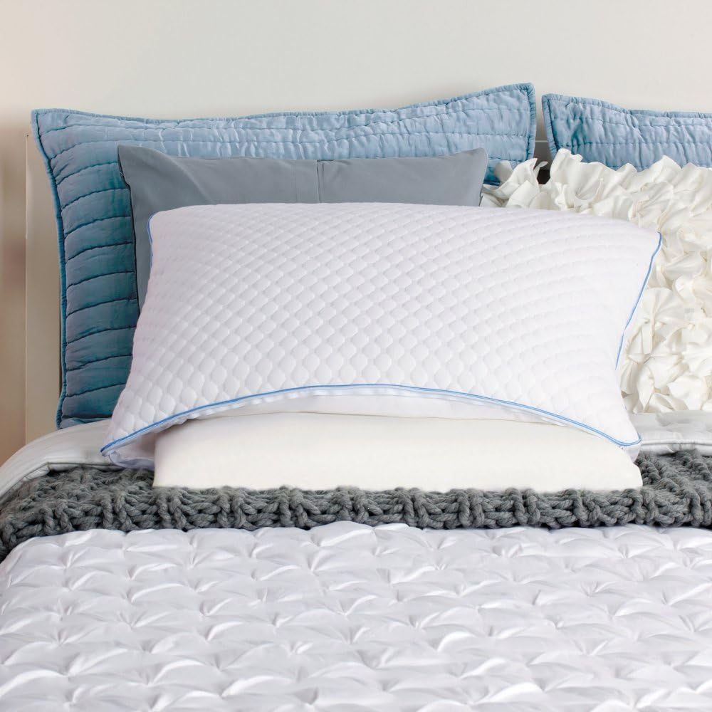 Sealy Half and Half Memory Foam and Fiberfill Pillow Amazon.co.uk