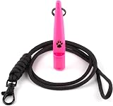The Dog Lady TDL Gun Dog Training Whistle with Lanyard - Pink