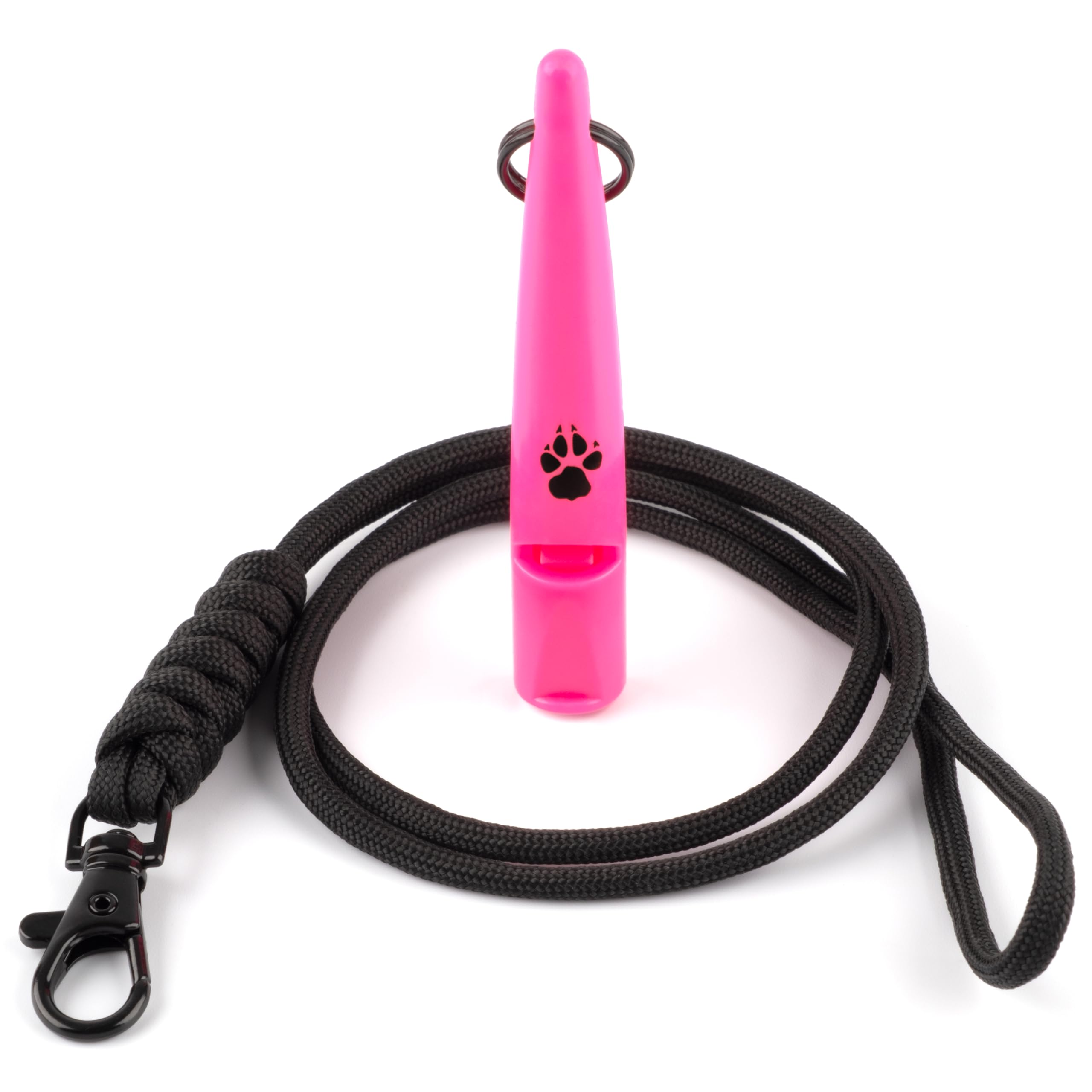 TDL Gun Dog Training Whistle with Lanyard - Dog Whistle with Loud, Solid Tone & Far Reaching Sound - Ideal High-Frequency Long-Distance Dog Recall Whistle for Most Breeds - Hot Pink — image 1