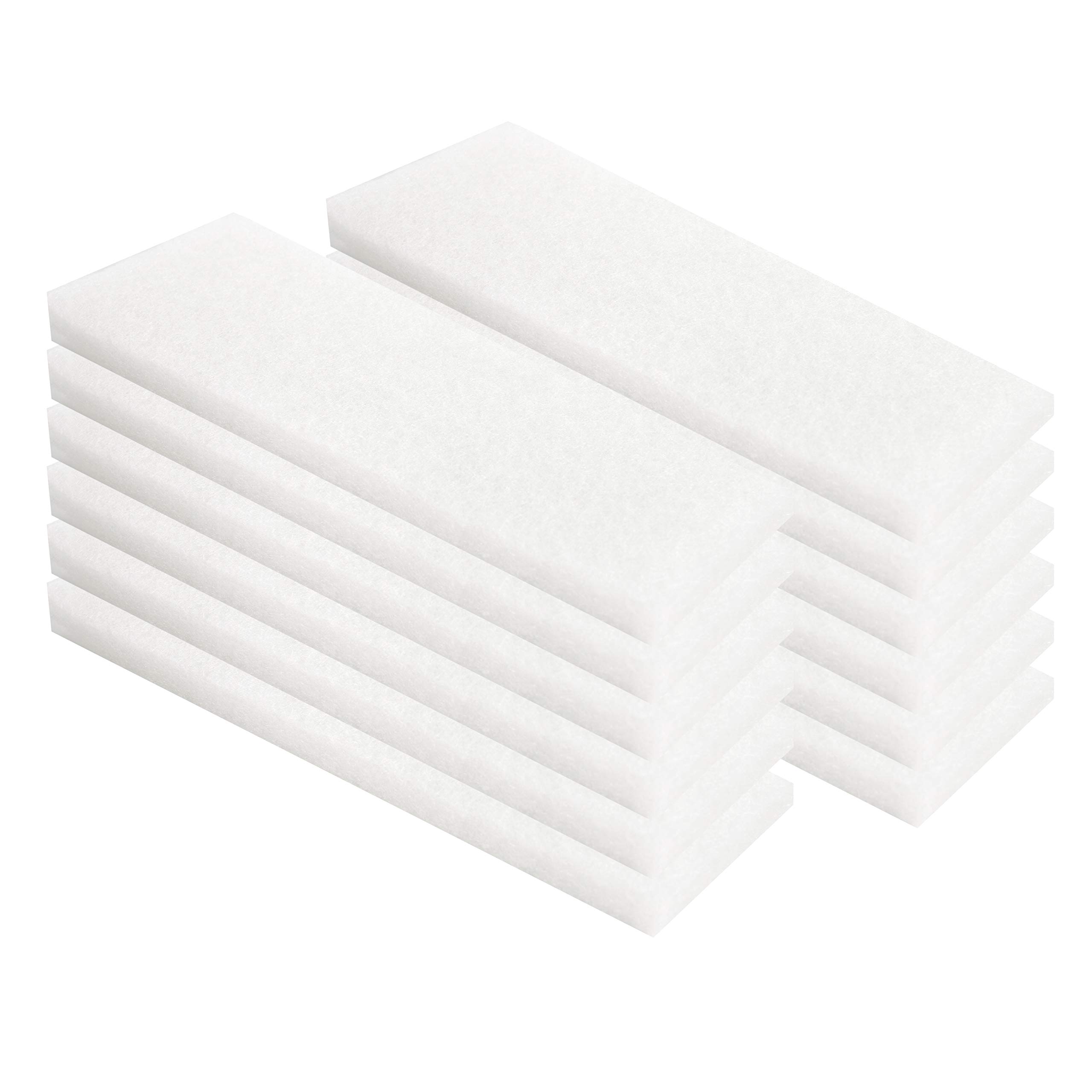 LTWHOME Polyester Filter Pad Fit for Fluval 3 Plus + filter (Pack of 12)