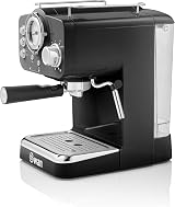 Swan Retro Espresso Coffee Machine SK22110BN with Milk Frother 1100W view 3