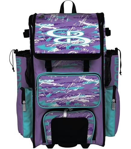 Boombah Superpack Softball Bag Bat BackPack purple Amazon.com : Boombah Superpack Bat Bag - Backpack Version  main image 4