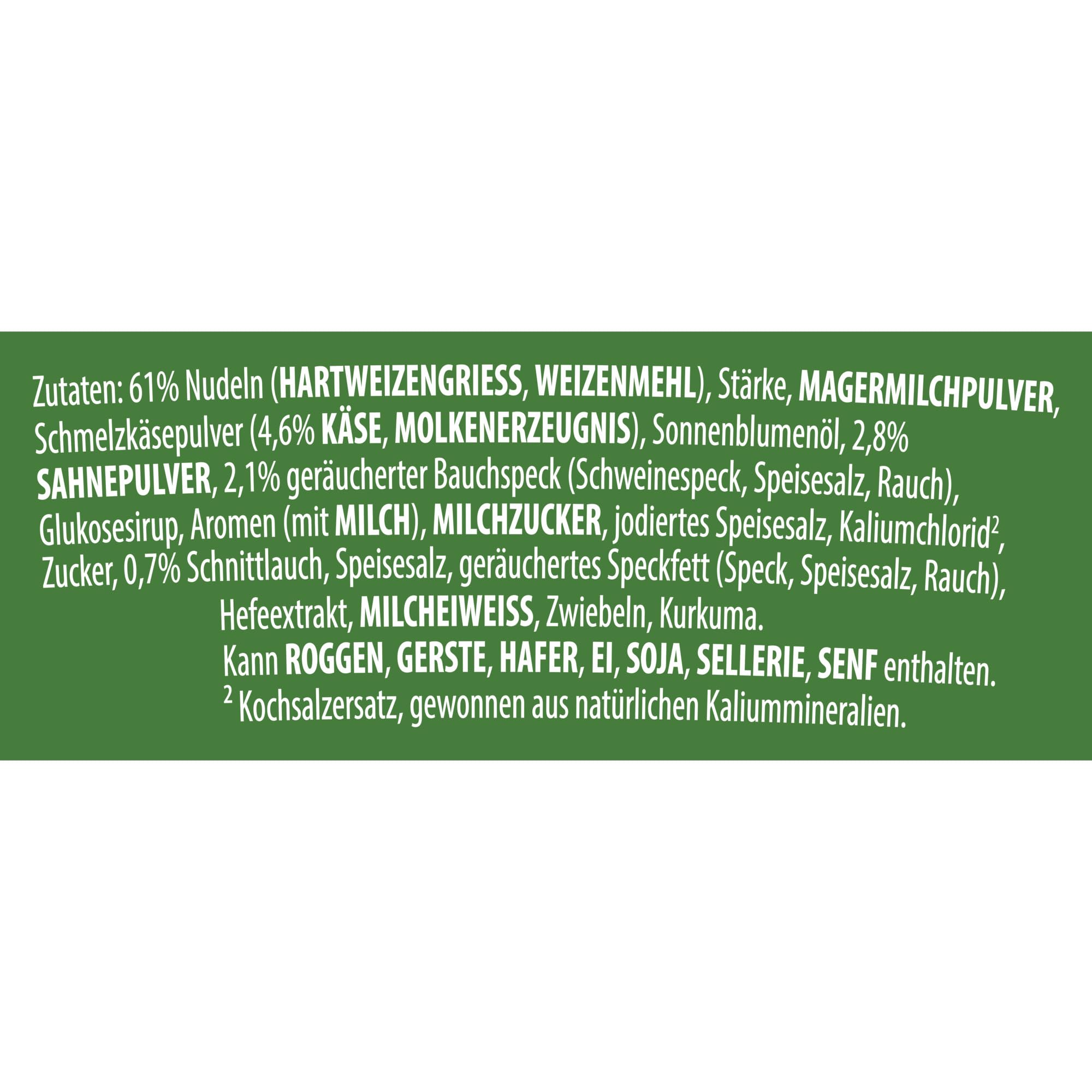 Knorr Käse & Sahne XXL Pasta Pot, leckere Instant Nudeln 92 g 5