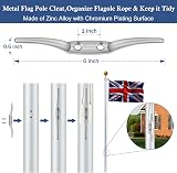 NQ Flag Pole Repair Parts Kit with 50 ft Nylon Rope and Accessories view 7