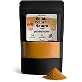 Dekozauber24 Natural brown food coloring, 0.35oz edible powder, dye free, vegan, plant based and gluten free color for baking