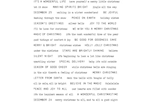 Tim Holtz Stampers CMS424 Lot de tampons étirables avec texte de Noël Anonymous Holidays 2020