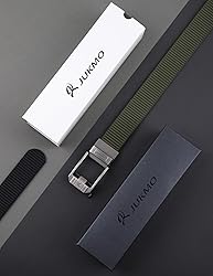 JUKMO Men's Reversible Ratchet Belt - 2 Styles in