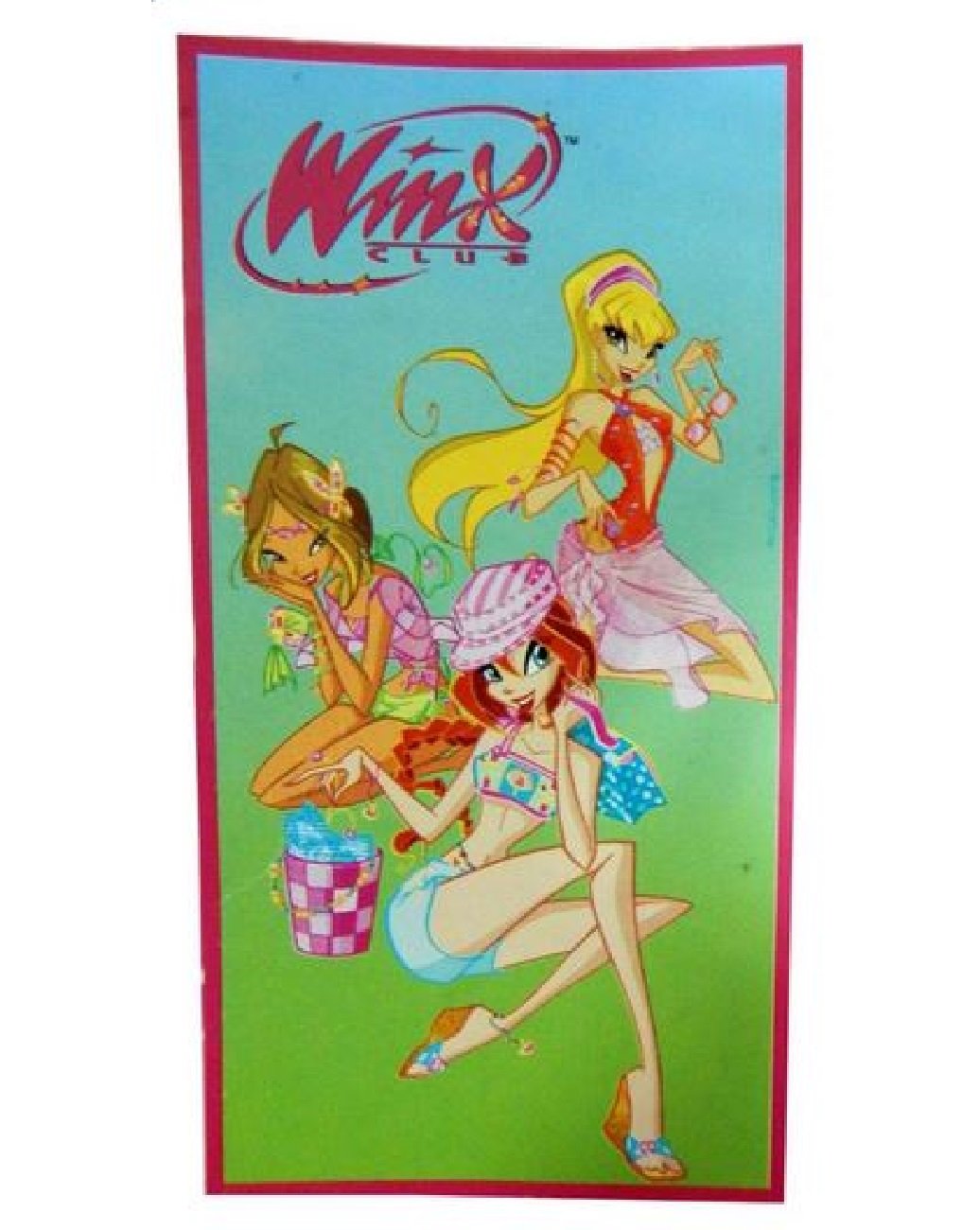 Winx Club Serviette De Plage Enfant Bloom Flora étoile