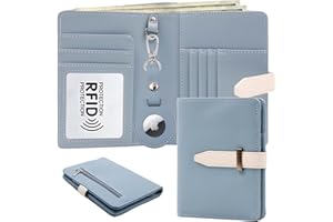 Sbrinnaliao Passport Holder with Airtag for Women/Men,Airtag Passport Wallet for Travel,Cute Passport Holder RFID Blocking,Travel Wallet for Cards Passport Cover Case