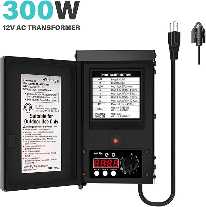 Malibu Low Voltage Transformer Parts Reviewmotors.co