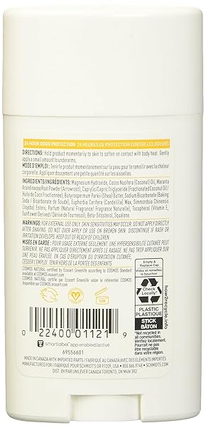 SCHMIDTS DEODORANT GRAPEFRUIT & APRICOT DEODORANT, 2.65 OZ
