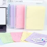 Koogel Coloured Lined Refill Paper 120 Sheets 5 Colours 20x26.5cm 3-Hole view 9