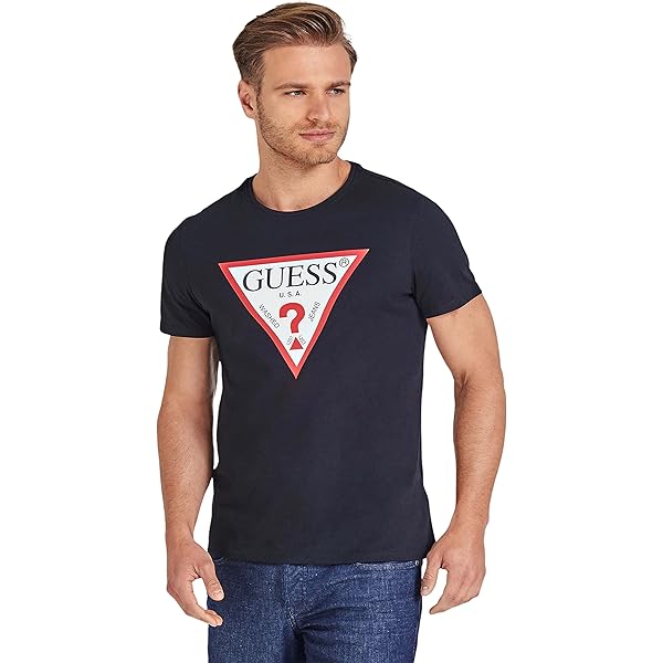 Mano Guess Camiseta Guess Rayas Horizontales Camiseta Guess Hombre