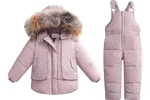 CYTAFE Baby Girls Boys' Snowsuit Winter Clothes Kids Coats Toddler Snow Pants and Jacket