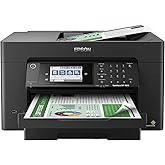Epson Workforce Pro WF-7820 Wireless All-in-One Wide-Format Printer, Auto 2-Sided Print 13" x 19" Copy, Scan & Fax, 50-Page A