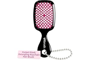 FHI Heat UNbrush Super Mini Hair Brush Keychain — Collectible Miniature Charm for Bags and Keys — Accessory for Beauty Lovers