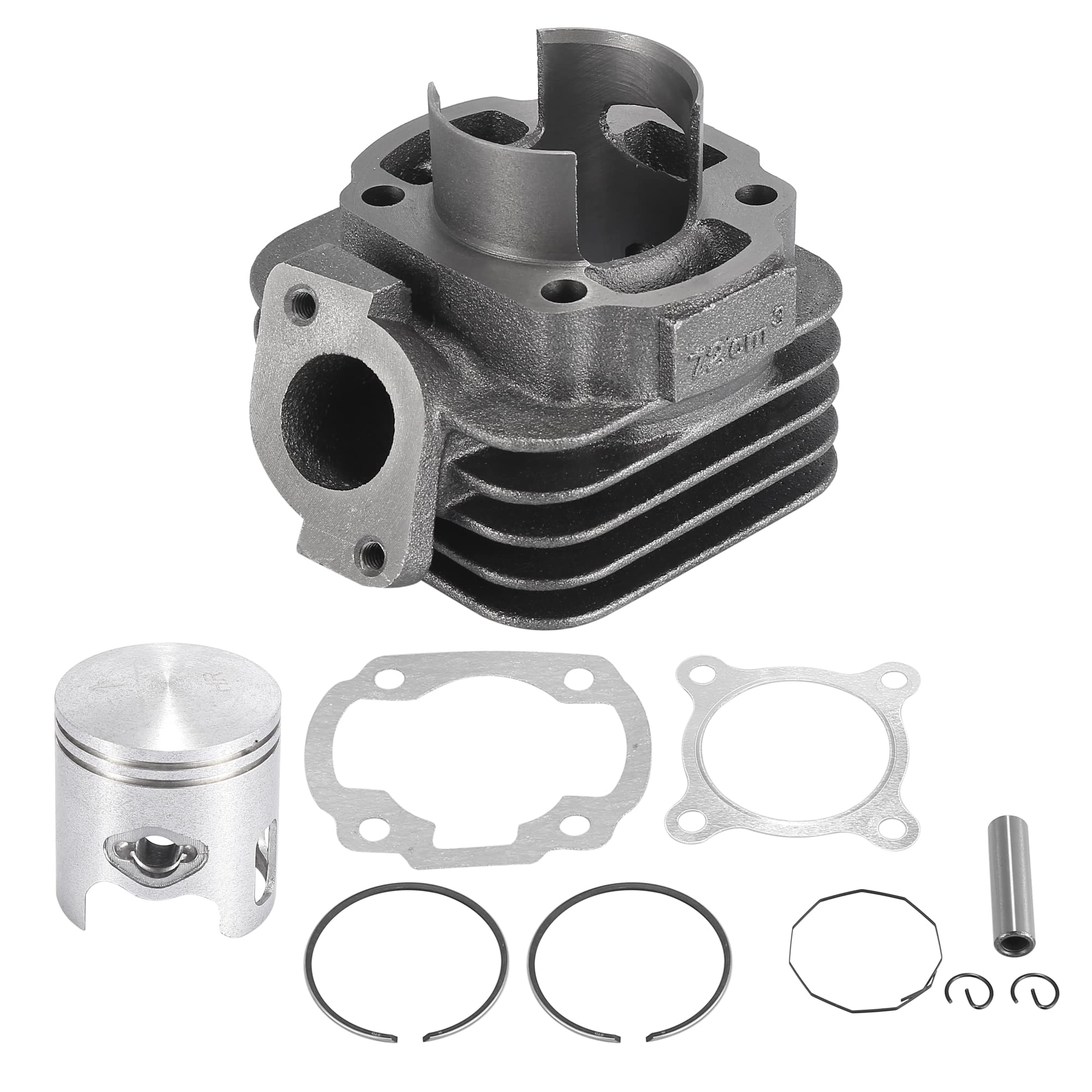 Photo 1 of Motoforti Racing Scooter Cylinder Big Bore Kit with 10mm Piston Pin for Yamaha Jog Zuma 2 Stroke 50cc for Minarelli 1E40QMB Engine 70cc