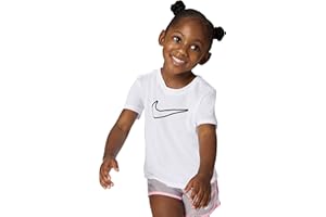 Nike Girls One Fitted Dri-fit Short-Sleeve Top