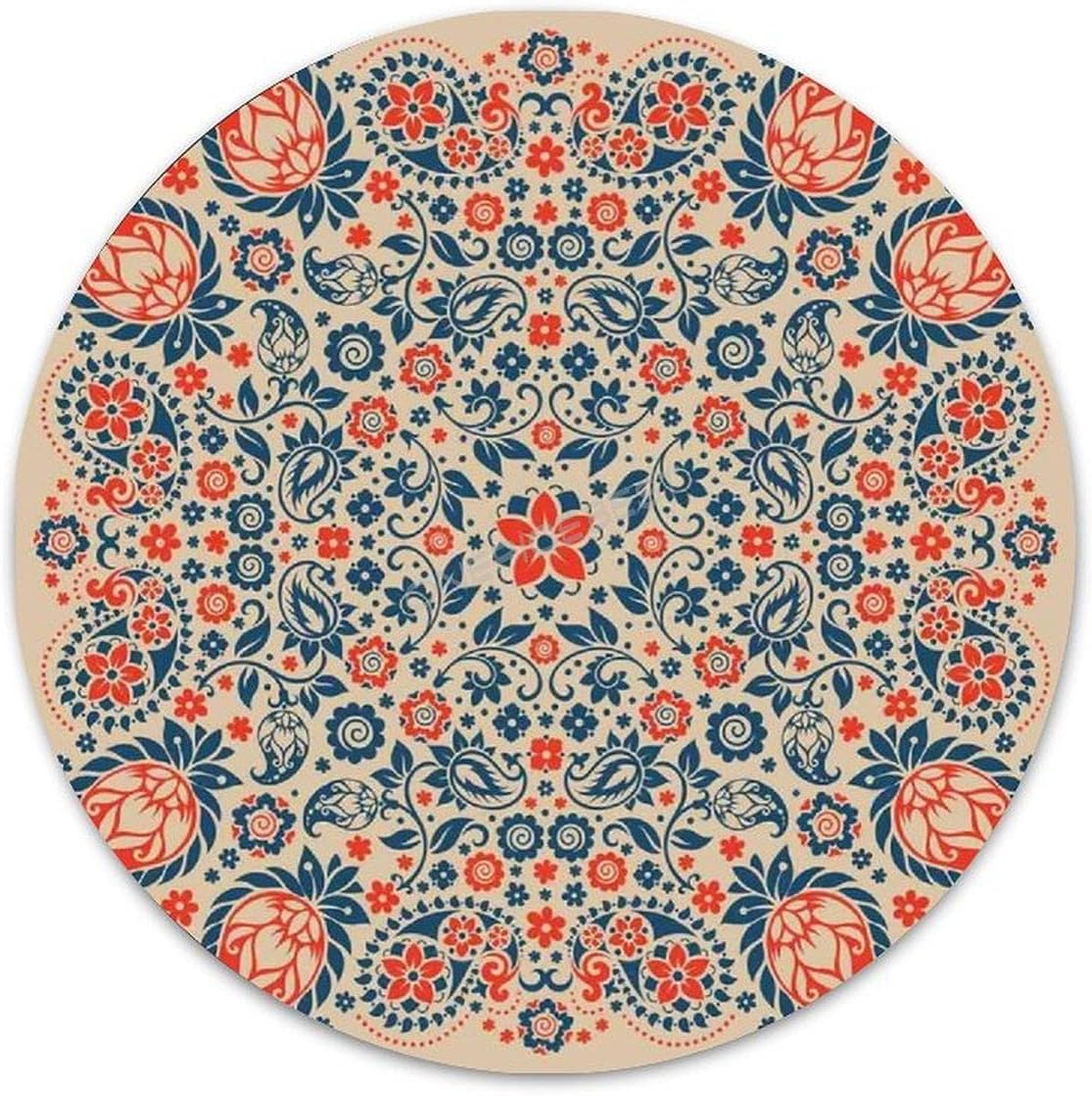 ONEPICEBEST Decorative Aluminum Sign, Floral Ornate Pattern Cultural Folk Persian Middle Eastern Metal Poster Modern Wall Art Decor for Porch Patio Yard Garden 12x12 Inch