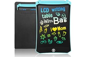 LCD Writing Tablet for Kids Doodle Board with Bag, Electronic Sketch Drawing Tablet & Pad Activity Games Drawing Board, Etch a LEYAOYAO Toddler Travel Learning Toy - Gift for 3-6 Years Old Girl Boy