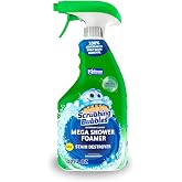 Scrubbing Bubbles Mega Shower Foamer Disinfecting Spray, Multi-Surface Bathroom and Tile Cleaner Grime Fighter, Removes 100% 