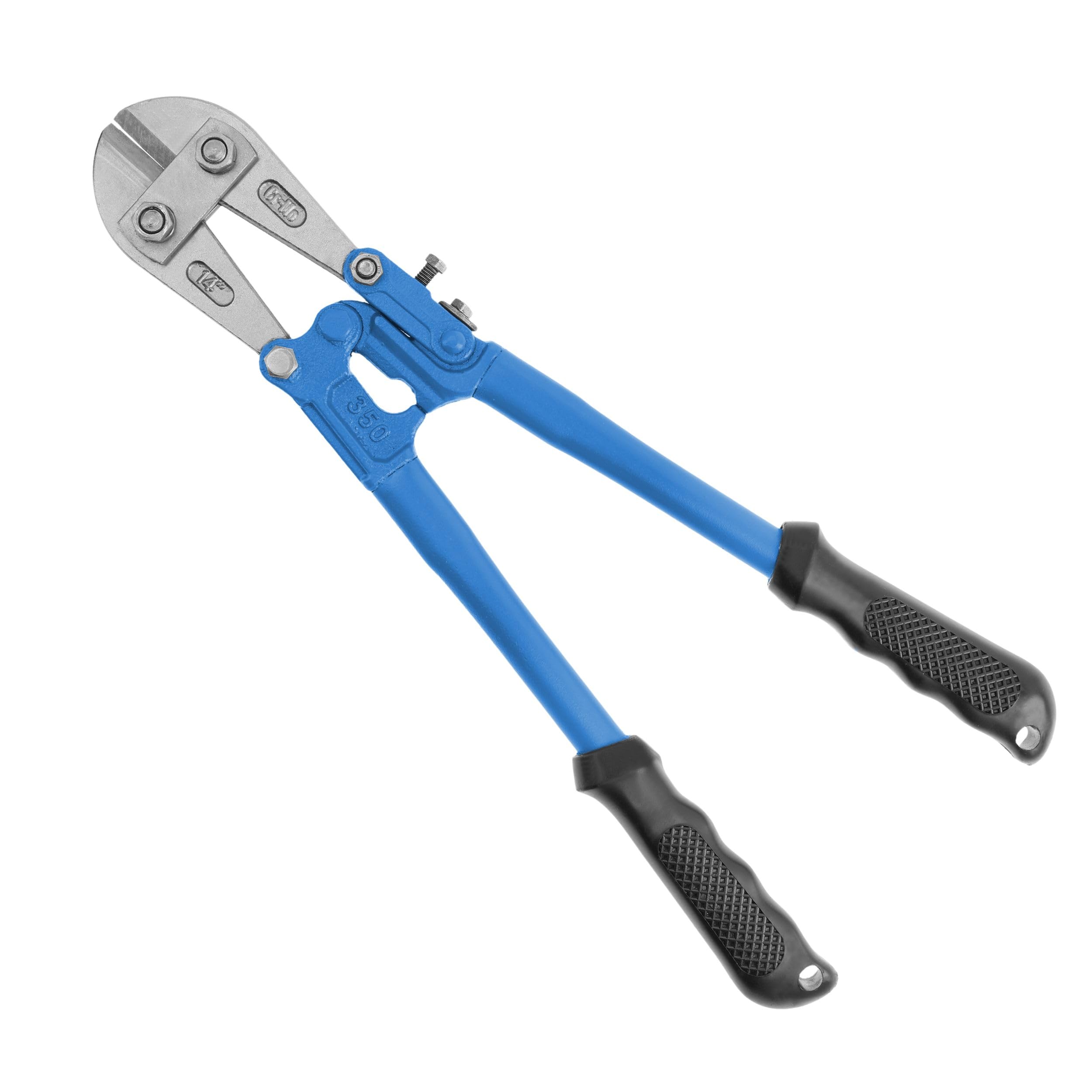 HÖGERT TECHNIK - Bolt Cutter Rod Shears 350 mm - Professional Compact Bolt Scissors - Extra Hardened Cutting Edges - High Quality Chrome Molybdenum Steel