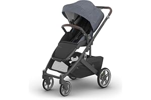 UPPAbaby Cruz V3 Stroller - from Birth + Car Seat Compatible - Full-Size, Reversible Seat - Infant Insert, Bug and Rain Shiel