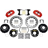 FNSL4R Rear P-Brk Kit,12.88", Drill, Red