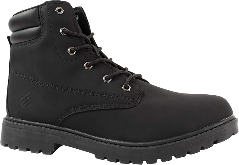 Rocawear Lincoln Work Boots for Men Black Shoes
