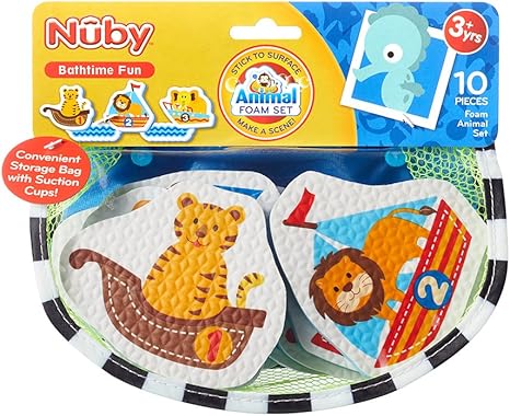nuby foam bath animals