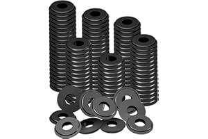 KOOTANS 100pcs Glad Hand Seals, Truck Glad Hand Seal Round Elastic Grommets Rubber Gladhand Seal Washer for Semi Trailer Truck or Tractor Braking Air Hose Parts Number 10028