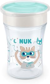 NUK Magic Cup & Mini Magic Sippy Duo 360° Anti-Spill 160ml 230ml Mint view 3