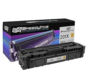 Speedy Inks Compatible Toner Cartridge Replacement for HP 201X / CF402X High-Yield (Yellow)