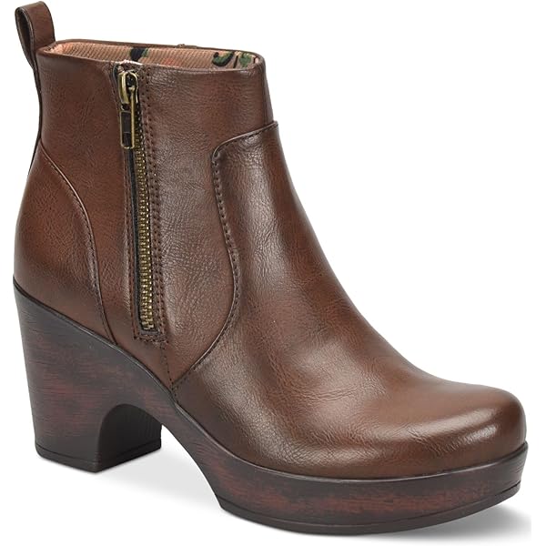 Amazon.com | b.o.c. Womens Blakelynn Round Toe Ankle Wedge