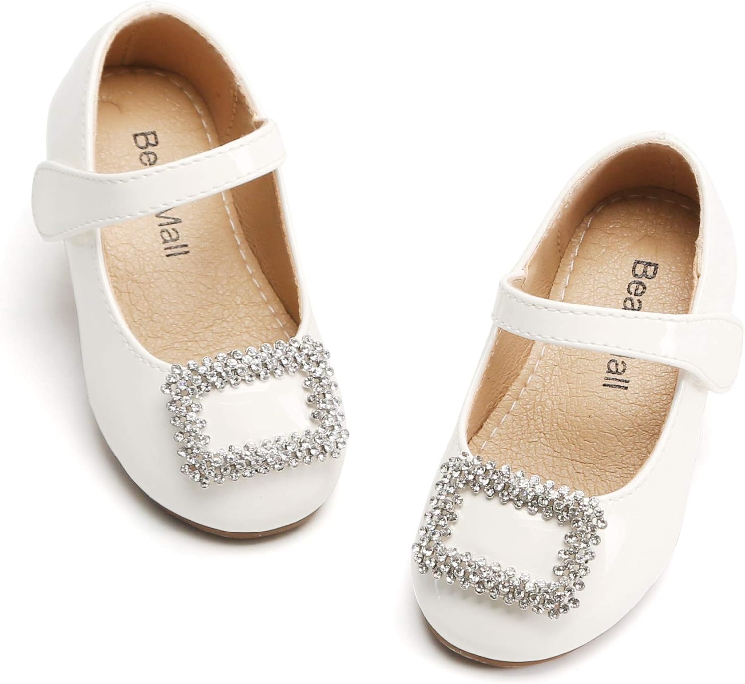 Felix & Flora Girls Mary Jane Flat Dress Shoe for Toddler