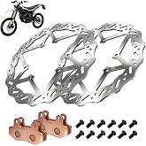 Front &amp; Rear Ultra Bee Brake Disc Rotors for Surron Ultra Bee parts,240mm | With Ultra bee Brake Pads,Ultra Bee Accessories,Heavy-Duty 240mm Thickened,Brake parts replacement