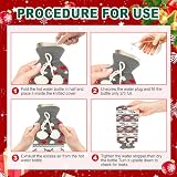 Abnaok Long Hot Water Bottle with Soft Cover for Neck & Body Relief view 7