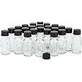 Vivaplex, 24, Clear, 15 ml Glass Bottles, with Lids