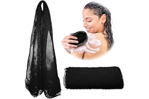 African Net Sponge, Authentic, with Knots, Exfoliating Bath Wash Cloth, Real Sapo, Long Sponge, Body Exfoliator, Shower Acces