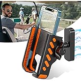 Magnetic Golf Cart Phone Holder, Golf Cart Universal Phone Holder Mount with N52 Magnets Fit for EZGO/Club Car/Yamaha, Golf Cart Accessories Compatible for Cell Phone iPhone, Samsung & More