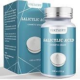 Viktairy Salicylic Acid Powder (4.58 oz/130 g), Ultra Pure Cosmetic Grade | Original Ingredients with no Additives, BHA Exfoliant for DIY Cleanser, Toner, Shampoo, Body Wash, Lotion