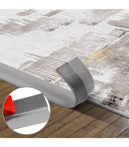Self-Adhesive Carpet Transition Strip – Flexible PVC Edge Guard For Rugs & Flooring