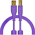 DJ TechTools Chroma Cables: Audio Optimized 1.5M USB-A to USB-B Cable (Purple)