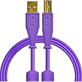 DJ TechTools Chroma Cables: Audio Optimized 1.5M USB-A to USB-B Cable (Purple)