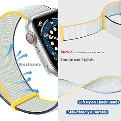 5 Pack Sport Loop Bands Compatible with Apple Watch