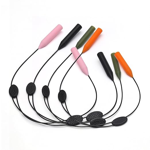 Einstellbar Sport Sonnenbrillen Kette Brille halterung- 2 Stück Anti-Rutsch Brillenhalter Gurt Für Damen Herren Kinder