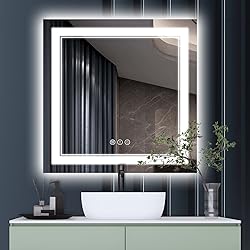 ISTRIPMF 36 x 36 Inch Led Mirror for