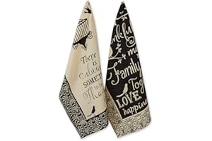DII Cotton Dish Towels, 18x28 Set of 2, Decorative Oversized Kitchen Towels,Perfect Home and Kitchen Gift-for The Birds