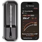 CHEF iQ Sense | Smart Wireless Meat Thermometer | Ultra-Thin Probe | WiFi Unlimited Range | 1000°F Heat Safe | 5 Sensors | BB