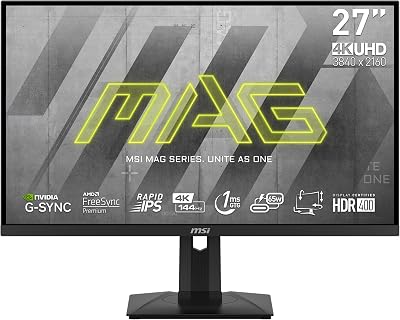 MSI MAG 274UPF 27" 4K 144Hz IPS 1ms Gaming Monitor USB-C KVM HDMI 2.1